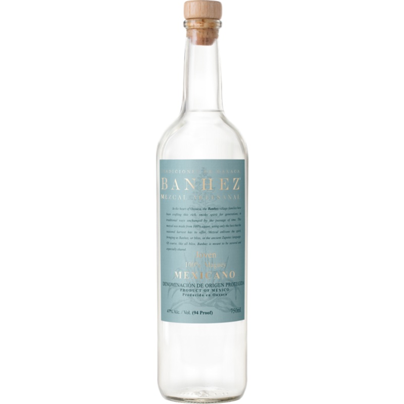 Banhez Mexicano Joven Mezcal Mezcal Artesanal 100% Maguey