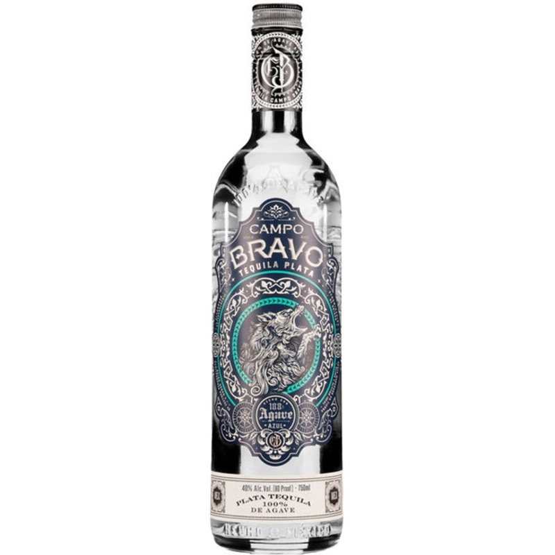 Campo Bravo Plata Tequila 100% de Agave 80 Proof