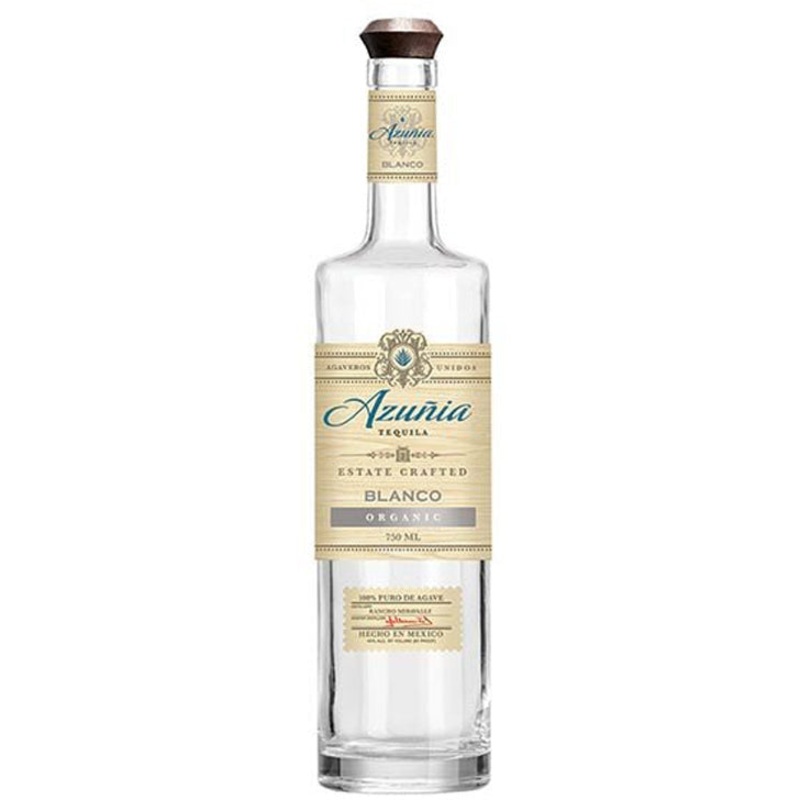 Azuia Blanco Organic Estate Crafted Tequila 100% De Agave