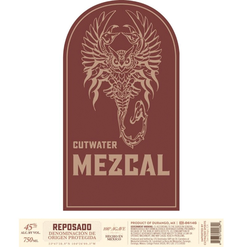 Cutwater Spirits Mezcal Reposado