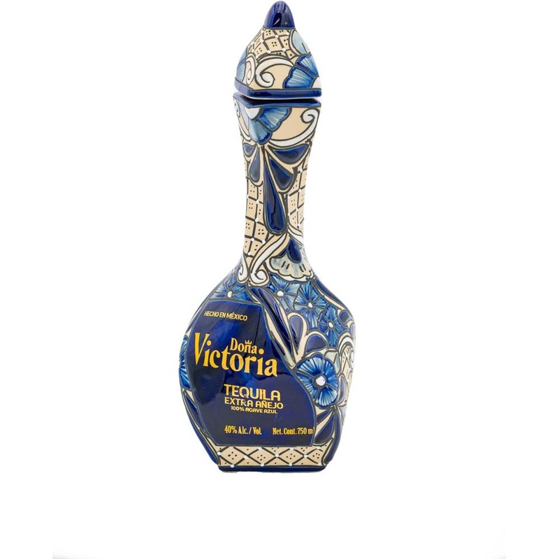 Doa Victoria Tequila Extra Anejo Blue Bottle 750ml
