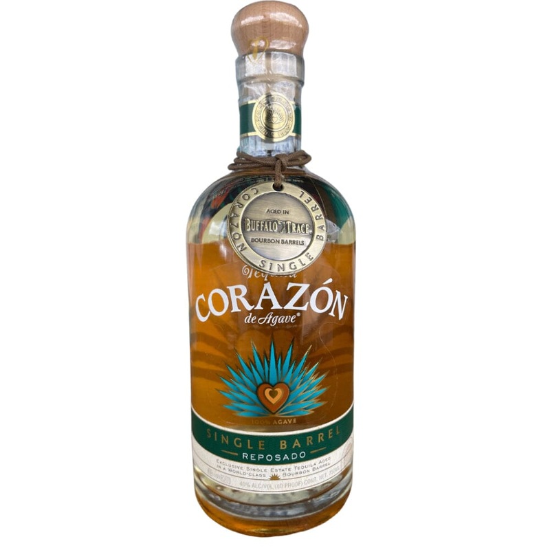 Corazon Single Barrel Anejo Aged in Buffalo Trace Bourbon Barrels
