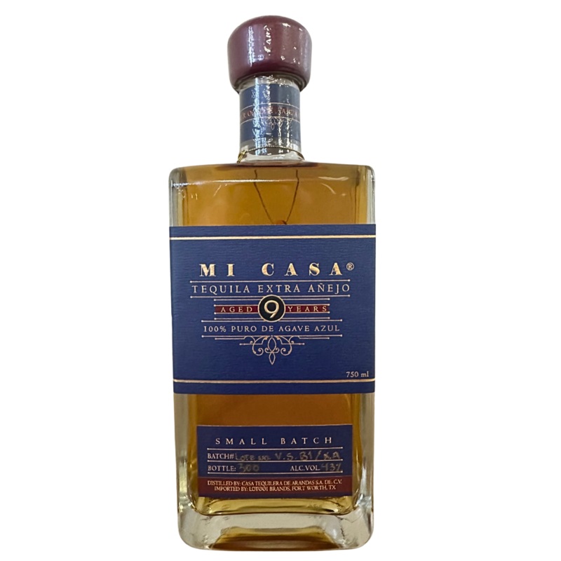 Mi Casa Extra Anejo 9 Year Old Small Batch Tequila
