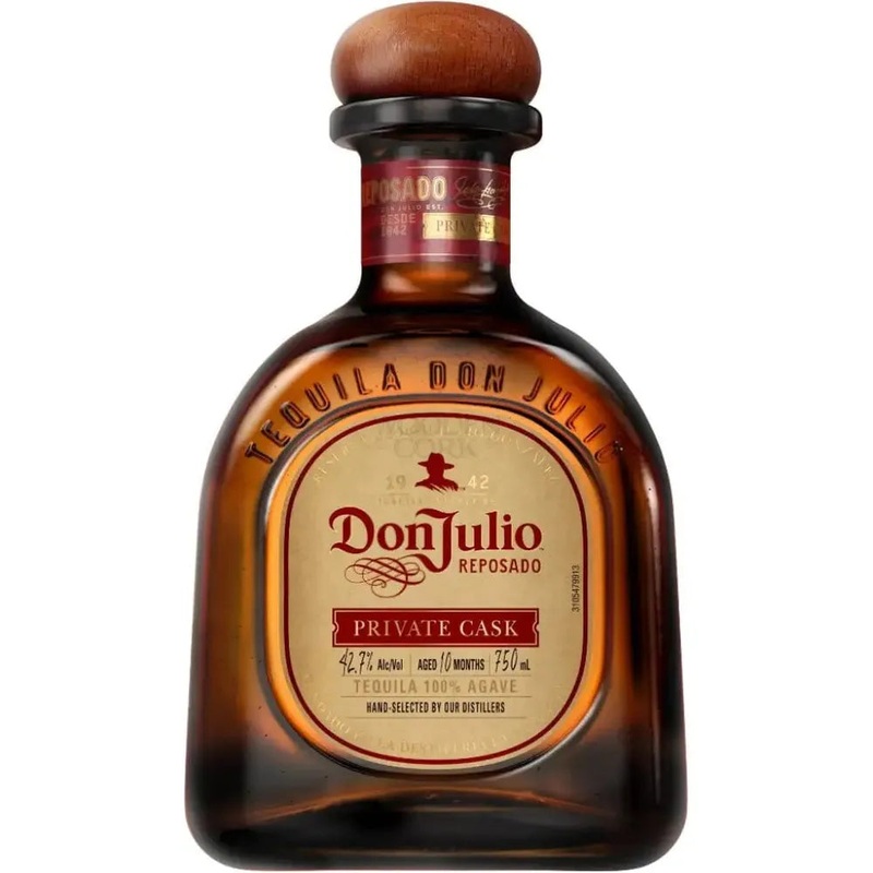 Don Julio Private Cask Reposado Tequila 85.4 Proof Selected by Wooden Cork