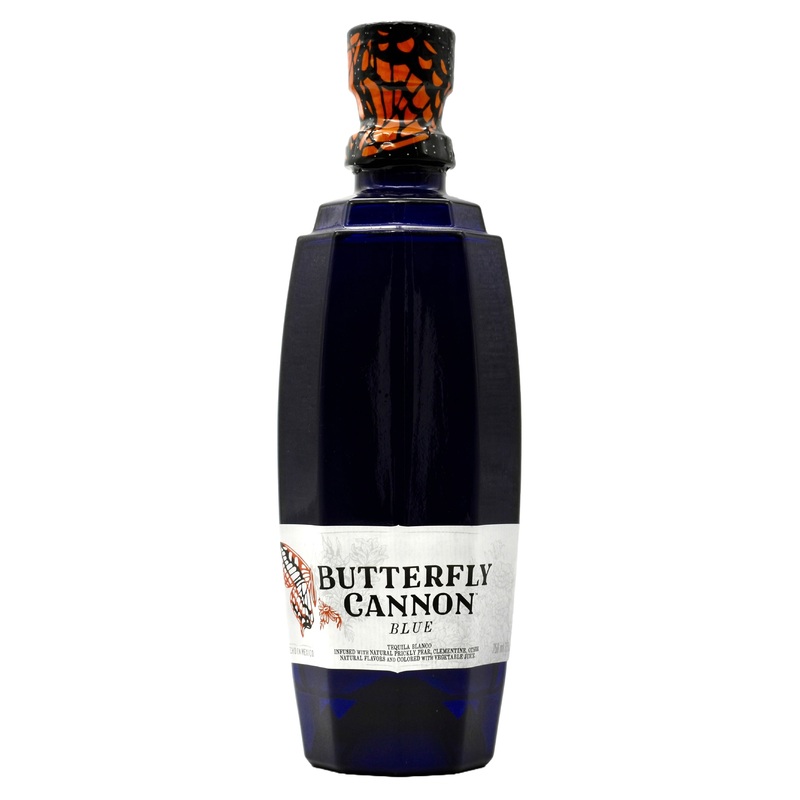 Butterfly Cannon Tequila Blue 750ml
