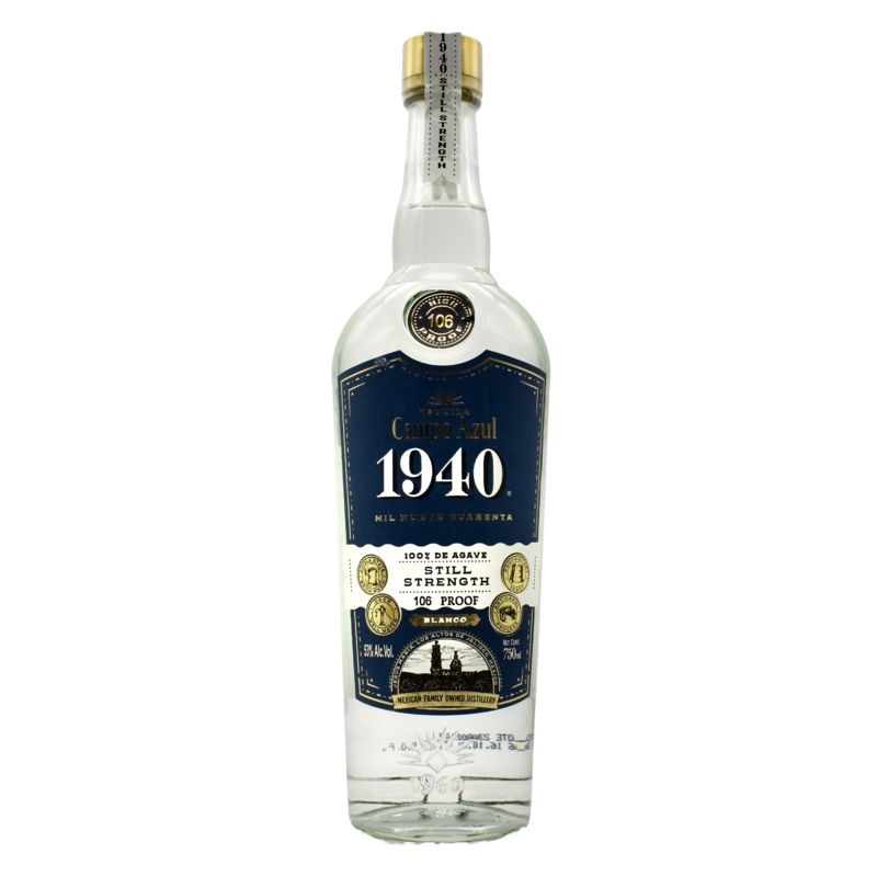 Campo Azul 1940 Tequila Still Strength Blanco 750ml
