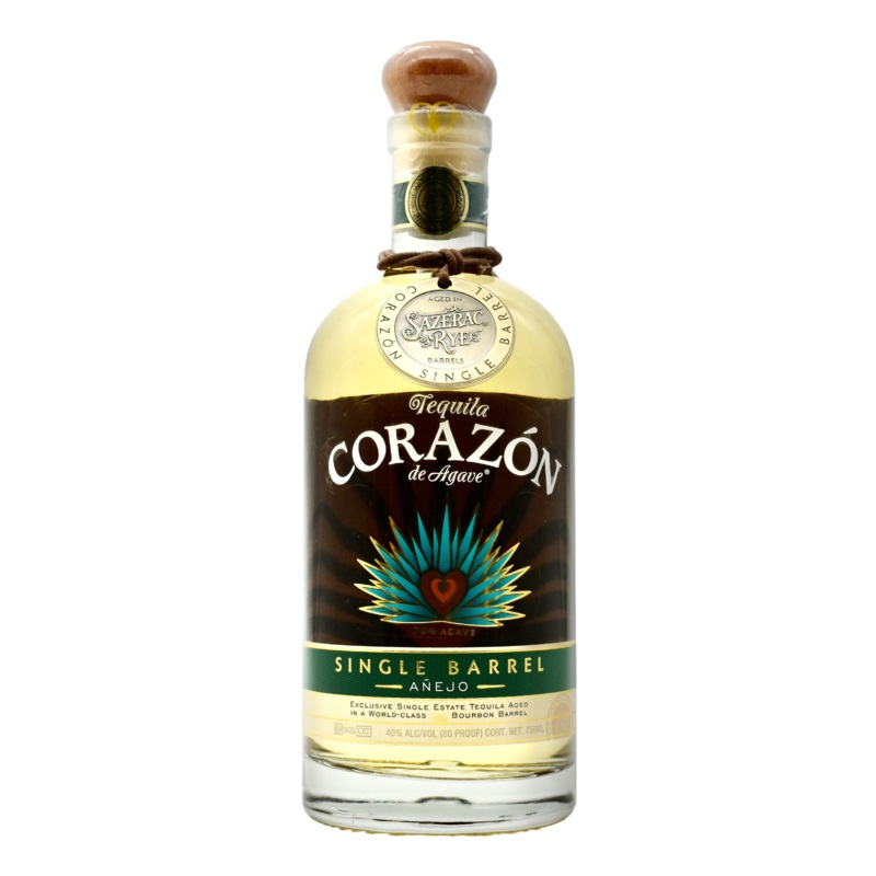 Corazon Tequila Single Barrel Anejo Sazerac Rye 750ml