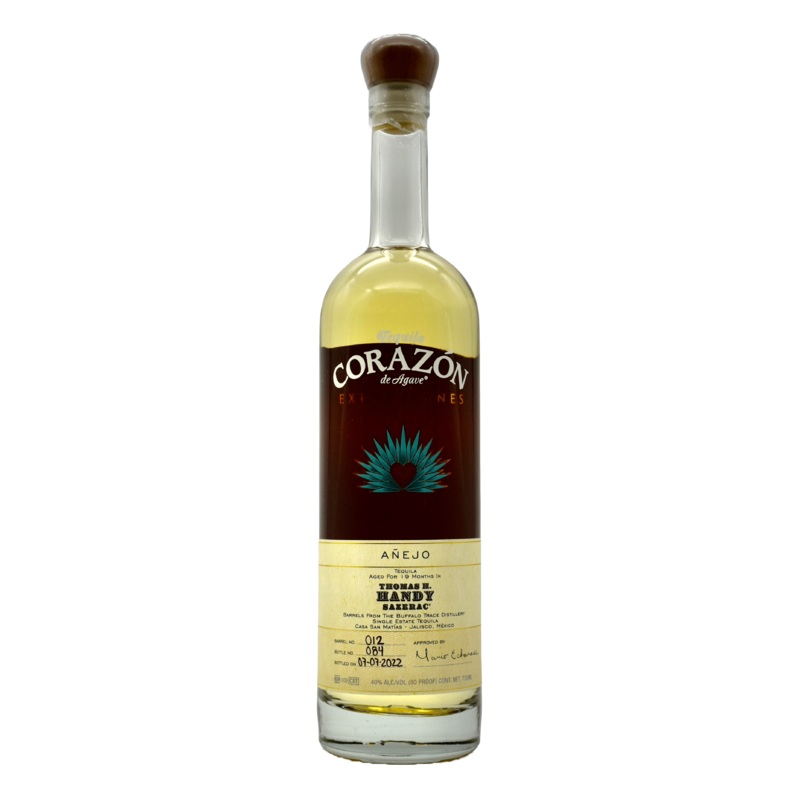Corazon Tequila Single Barrel Anejo Thomas H. Handy 750ml