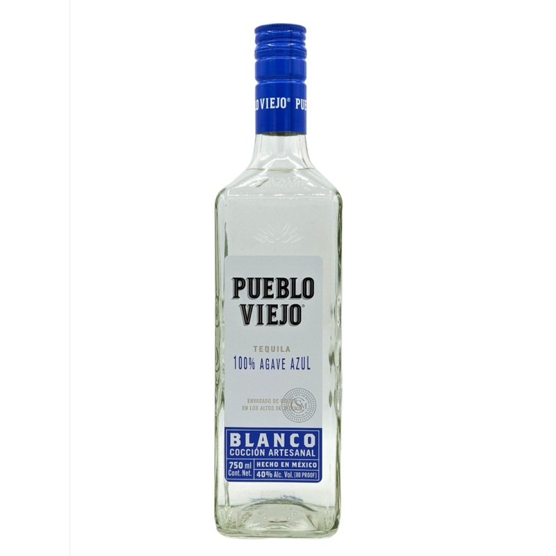 Pueblo Viejo Tequila Blanco 1L
