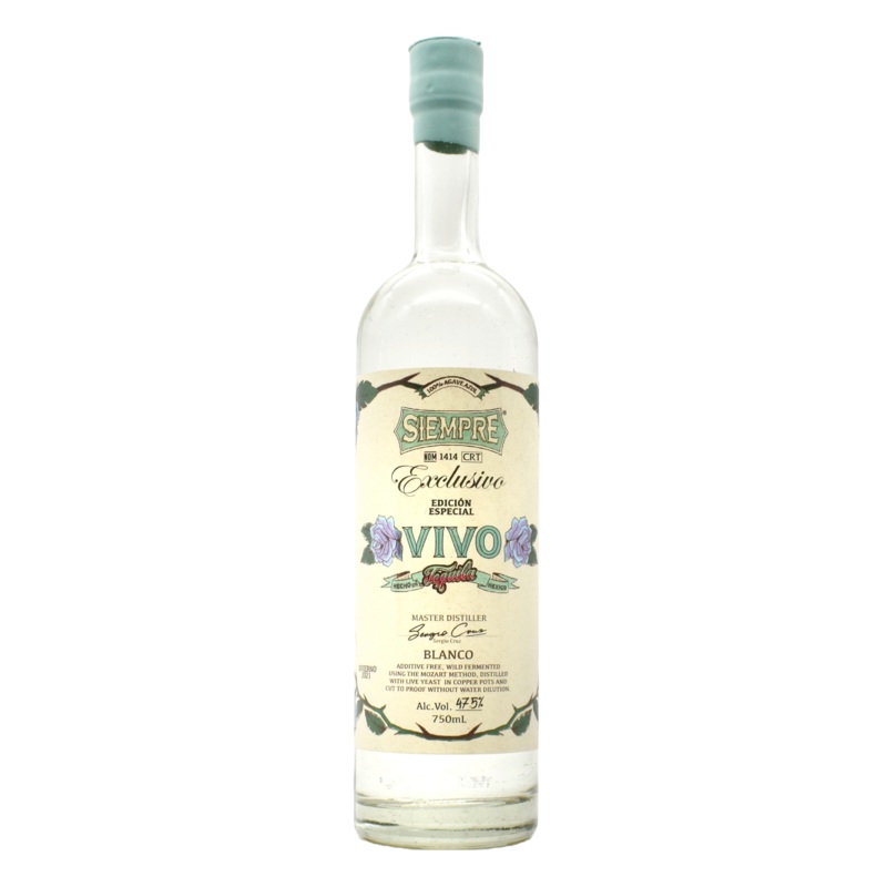 Siempre Exclusivo Vivo Blanco Tequila 750ml