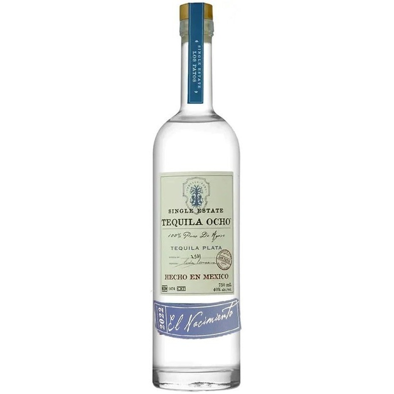 Tequila Ocho Plata Single Estate El Nacimiento 2022 750ml