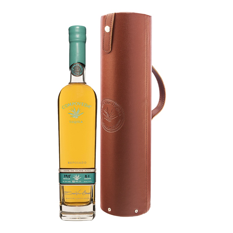 Compoveda Reposado 750ml & Leather Carrier