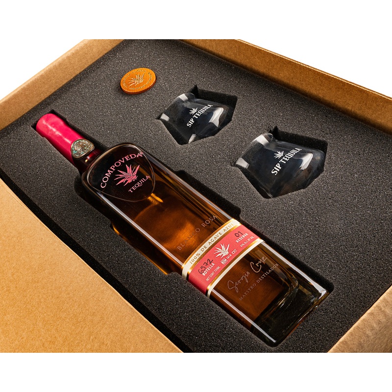 Compoveda Rosa 750ml w/Tasting Glasses