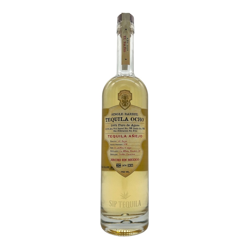 Tequila Ocho / Sip Tequila Anejo Single Barrel