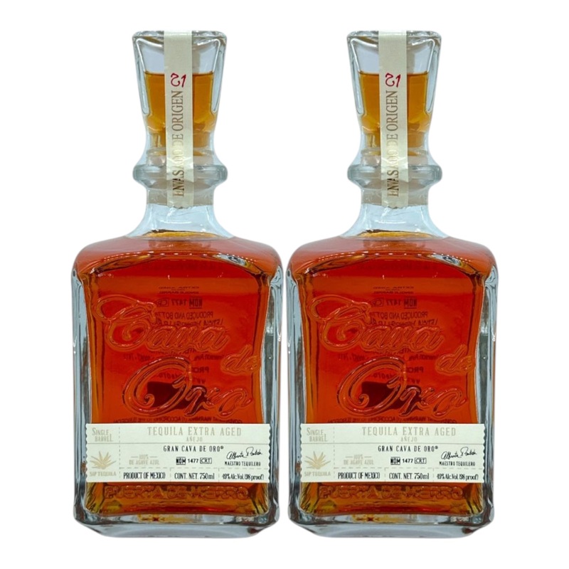 Cava de Oro Single Barrel Extra Aged Aejo Bundle