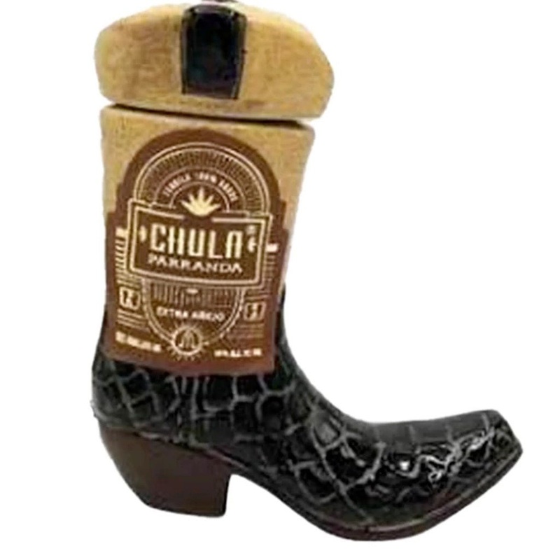 Chula Parranda Tequila Extra Aejo Ceramic Boot 750ml