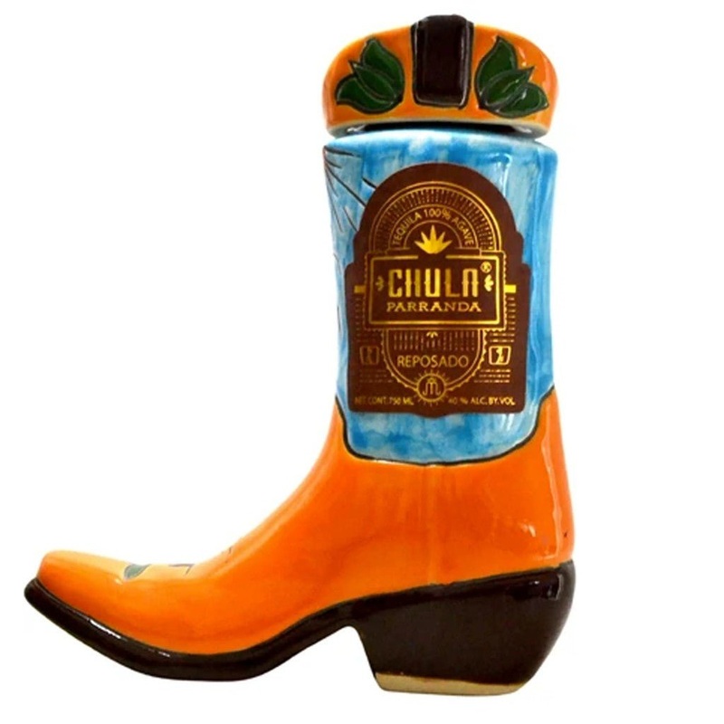 Chula Parranda Tequila Reposado Ceramic Boot 750ml