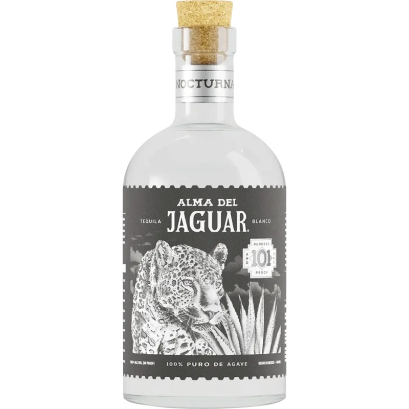 Alma Del Jaguar Nocturna Blanco 101 Proof Tequila 750ml
