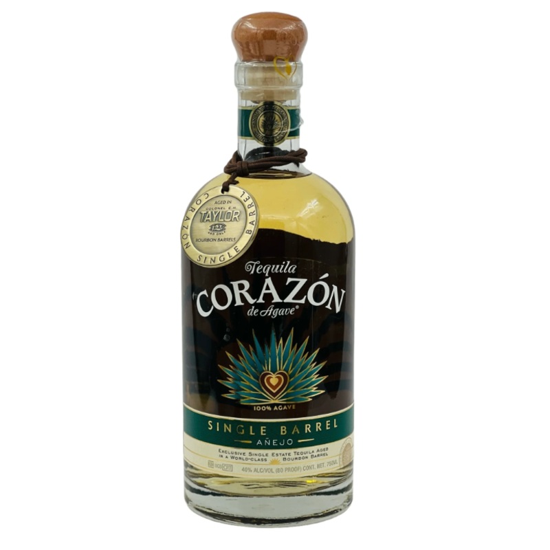 Corazn Single Barrel Aejo Tequila Aged in "E.H. Taylor" Barrel 750ML