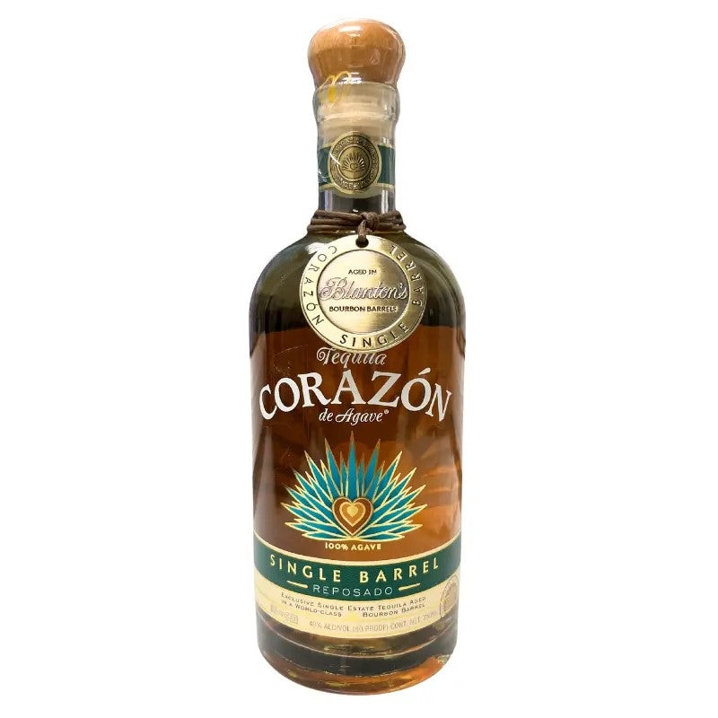 Corazn Single Barrel Reposado Tequila Aged in "Blanton's" Barrel 750ML