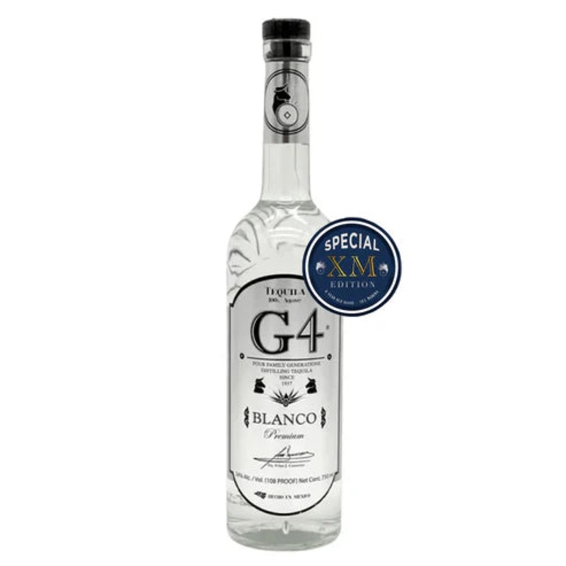 G4 "XM" 108 High Proof Blanco Tequila 750ML