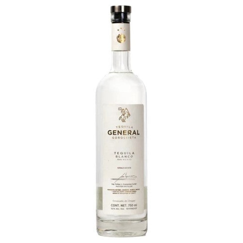 Tequila General Gorostieta Still Strength Blanco 750ml