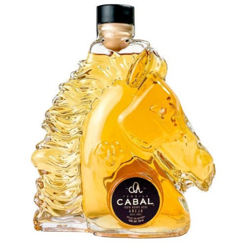 Cabal Botella De Caballo Aejo Tequila 100ML