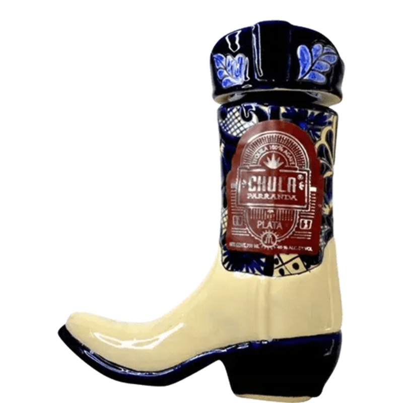 Chula Parranda Tequila Aejo Ceramic Boot 750ml