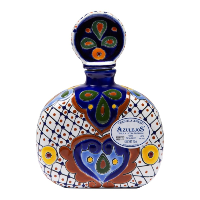 Los Azulejos Aejo Tequila Talavera Edition 750ML
