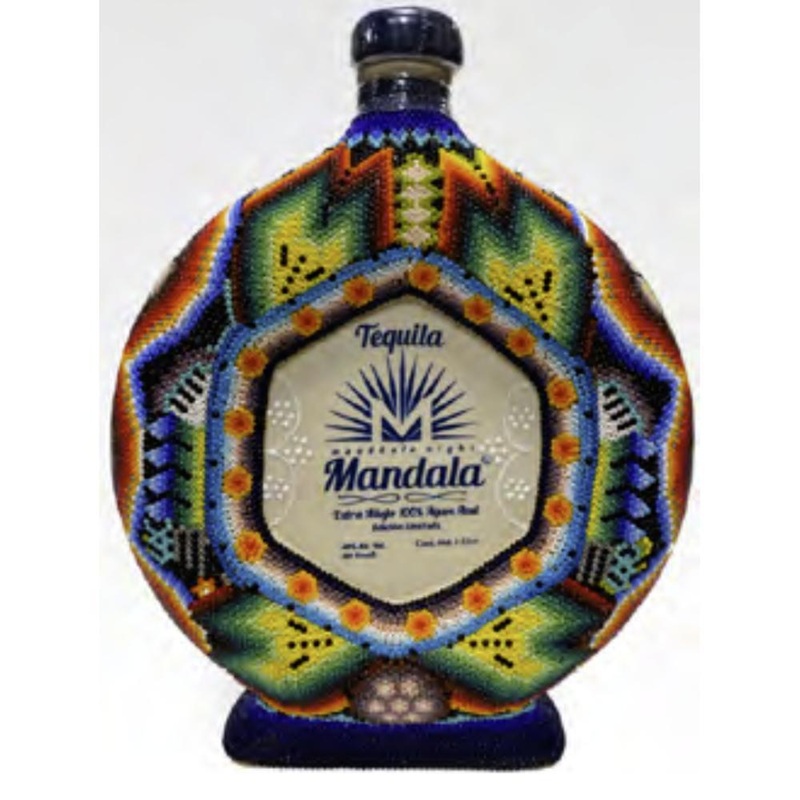 Tequila Mandala Extra Aejo Arte Huichol 1L