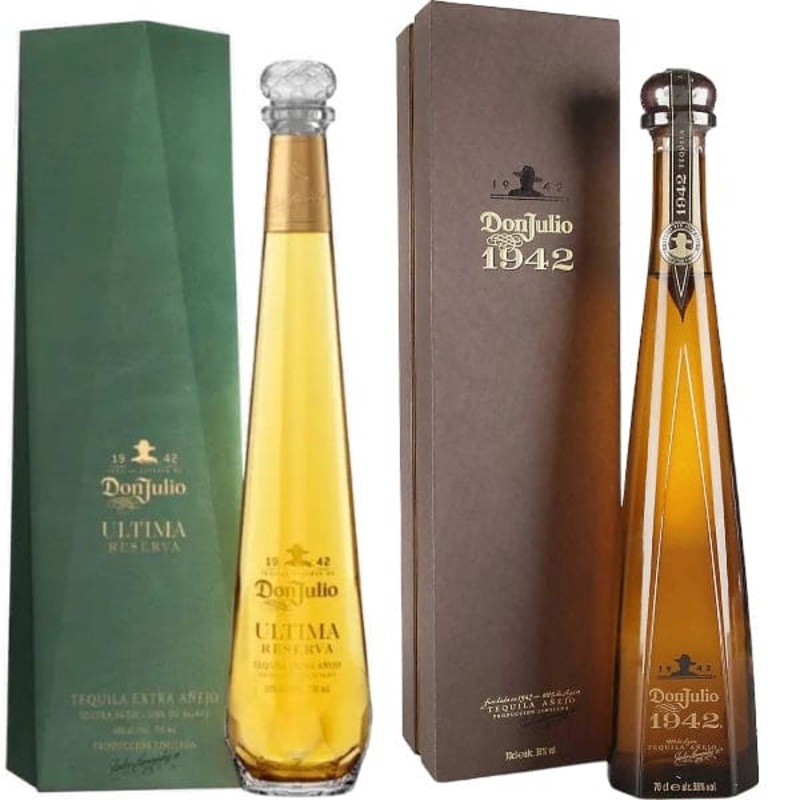 Don Julio 1942 and 1942 Ultima Tequila 2 Bottle Bundle - 750ML