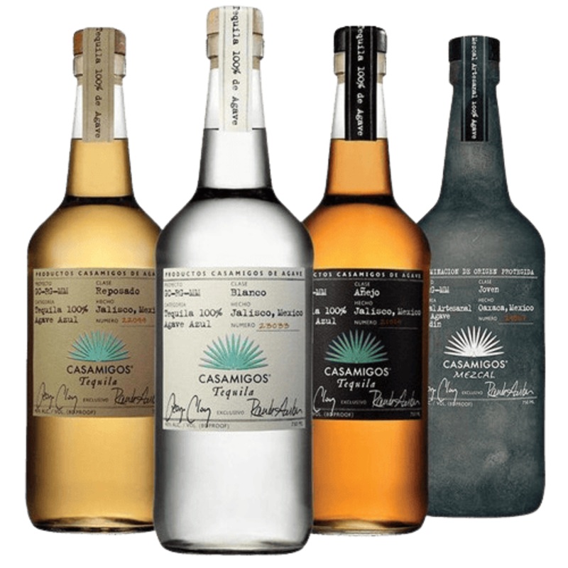 Casamigos Blanco, Reposado, Anejo & Mezcal Bundle - 750ML