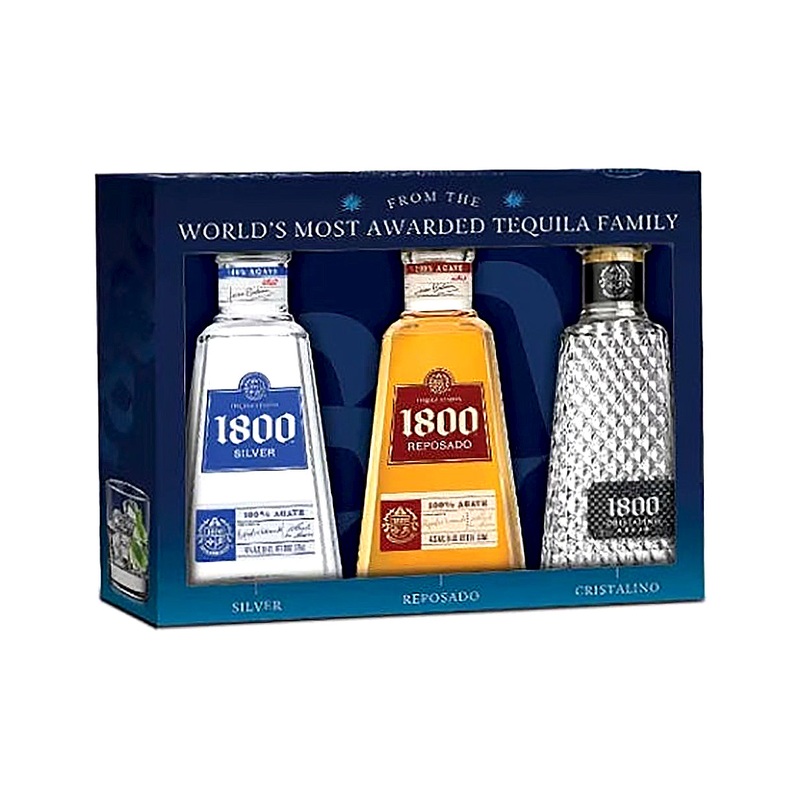 1800 Trilogy 3-Pack 375ml Tequila