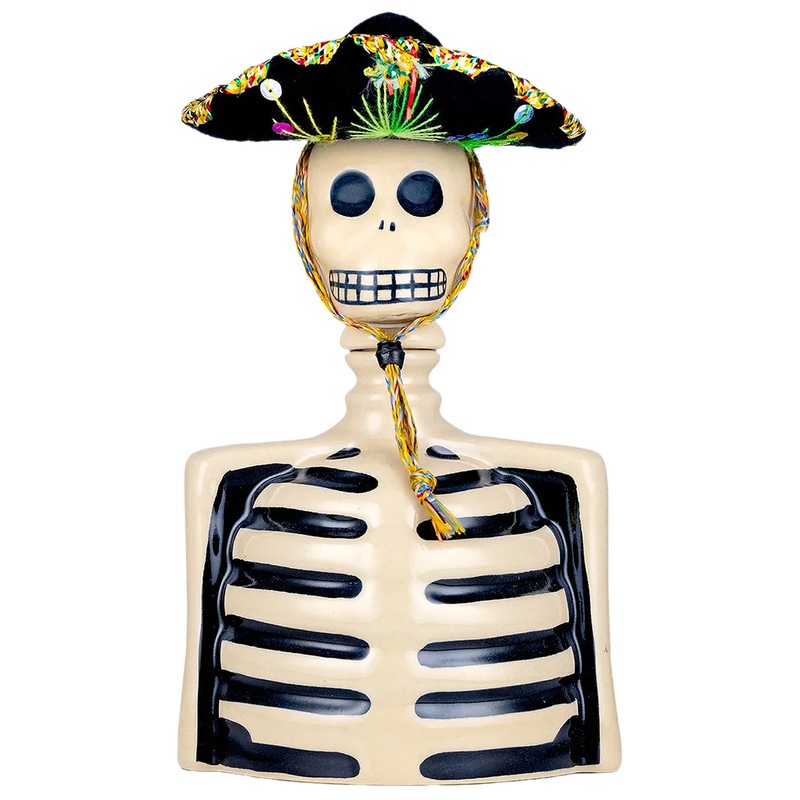 Skelly Tequila Anejo with Mariachi Hat
