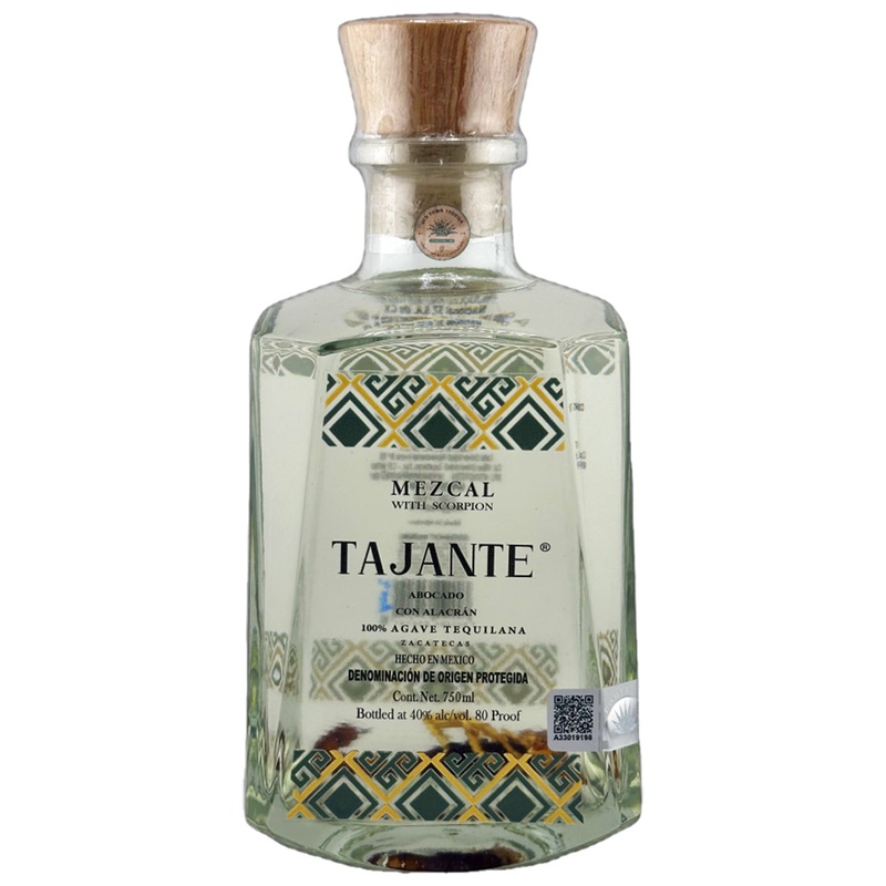 Tajante Agave Tequilana Joven Mezcal w Scorpion