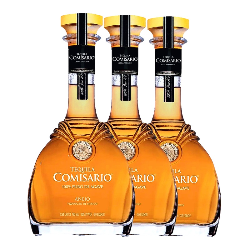 Comisario Tequila Anejo 3-Pack Bundle