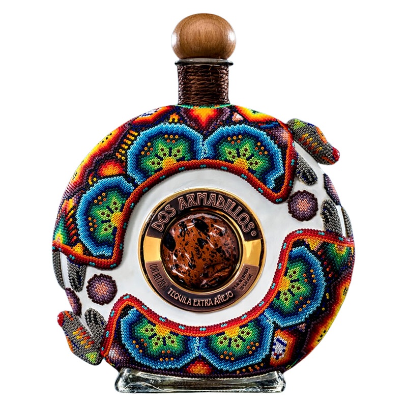 Dos Armadillos Tequila Extra Anejo Chaquira Collection