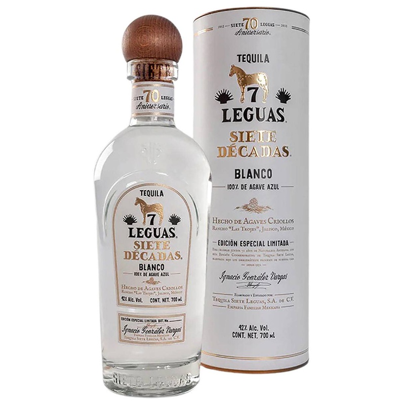 Siete Leguas Siete Dcadas Blanco Tequila