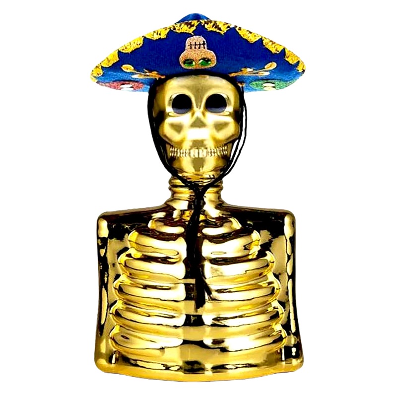 Skelly Aejo Gold Mariachi Tequila