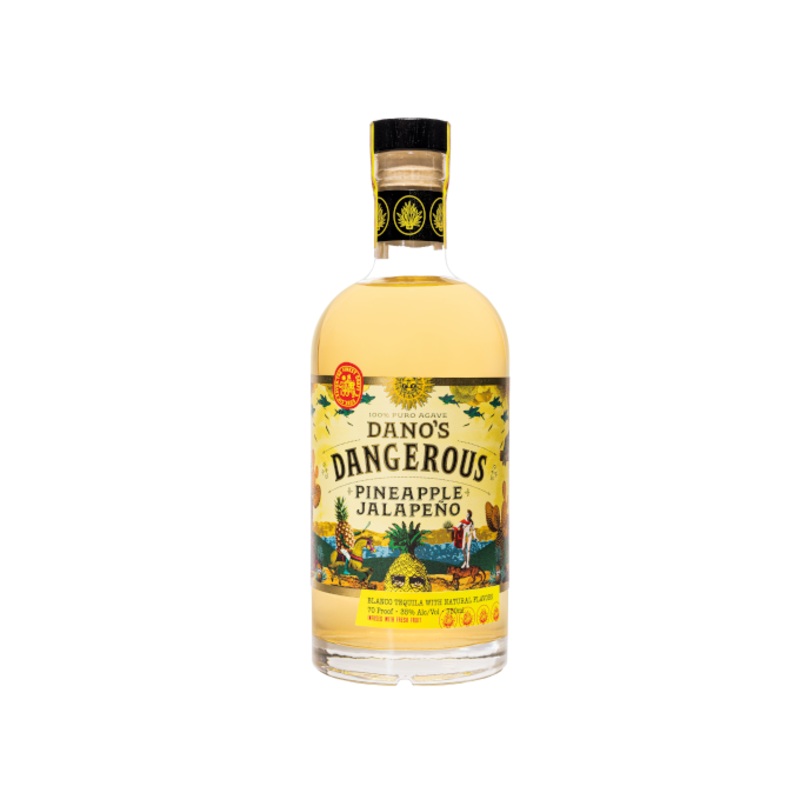 Danos Dangerous Pineapple & Jalapeno 750ml