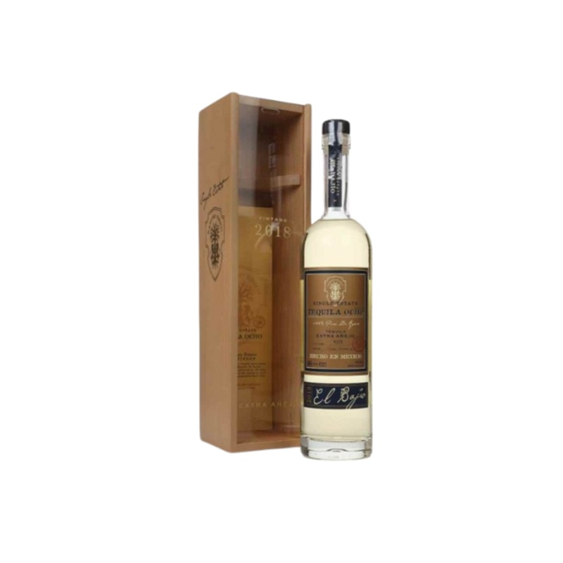 Tequila Ocho Extra Anejo El Bajo 2018 750ml