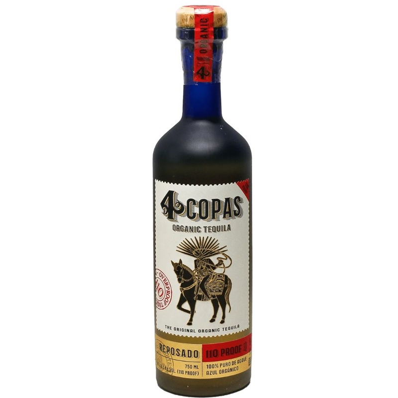 4 Copas Reposado Tequila 110 Proof