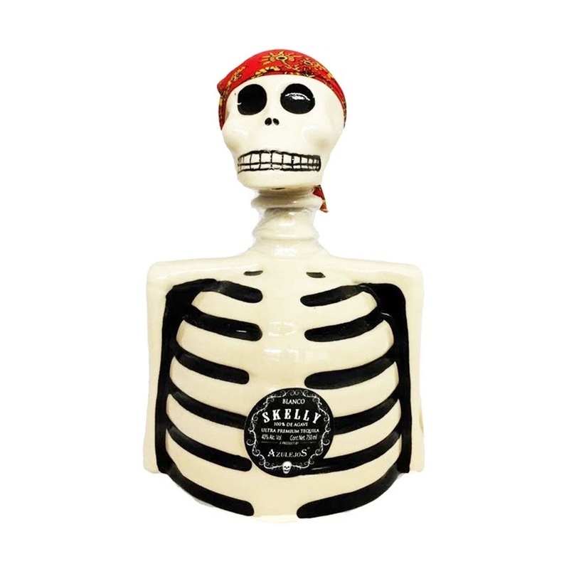 Los Azuelas Skelly Blanco Tequila 750ml
