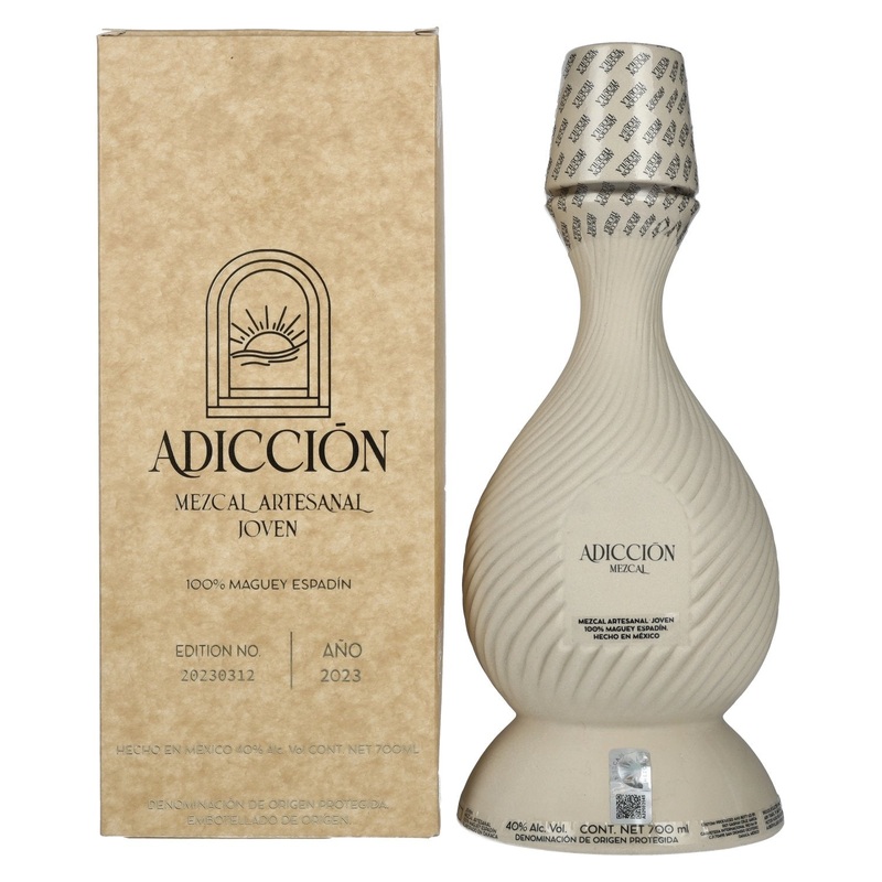 ADICCIN Tequila Mezcal Artesanal Joven 2023 40% Vol. 0,7l in Giftbox