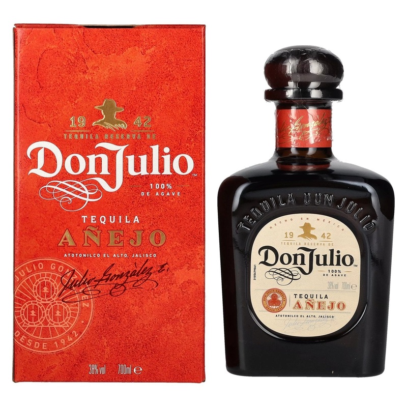 Don Julio Tequila Anejo 100% Agave 38% Vol. 0,7l in Giftbox