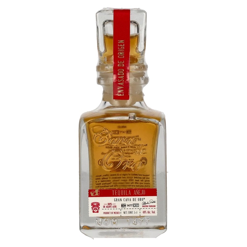Gran Cava de Oro Tequila ANEJO 100% de Agave Azul 40% Vol. 0,05l