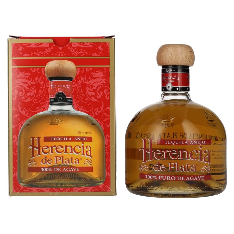 Herencia de Plata ANEJO Tequila 100% Puro de Agave 38% Vol. 0,7l in Giftbox