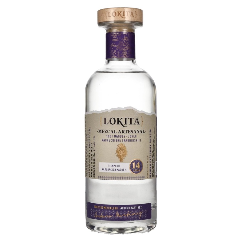 Lokita 14 Anos 100% Maguey Mezcal Artesanal 47% Vol. 0,7l