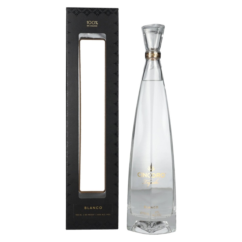 Cincoro Tequila Blanco 40% Vol. 0,7l in Giftbox