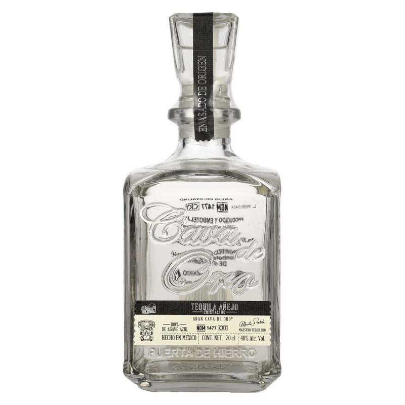 Gran Cava de Oro Tequila ANEJO CRISTALINO 100% de Agave Azul 40% Vol. 0,7l